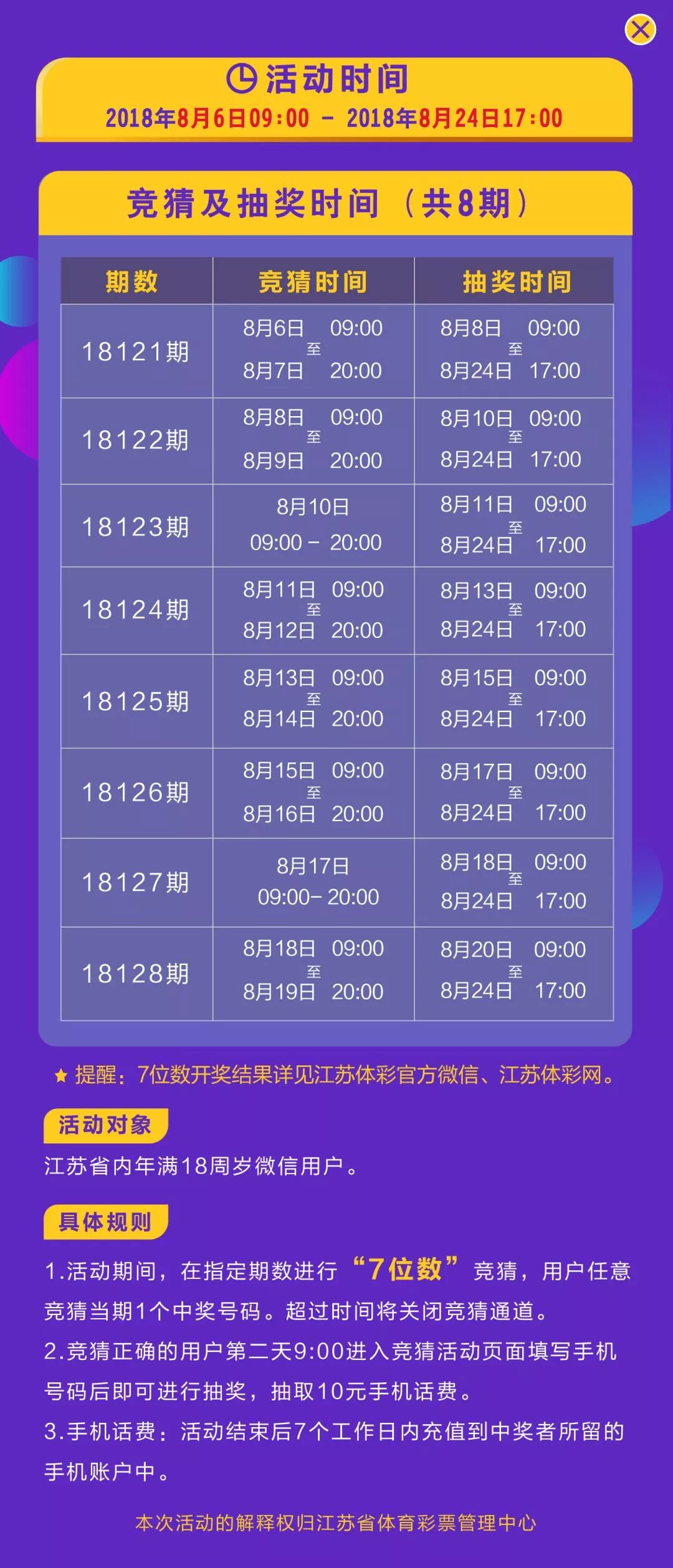 7位数开奖时间